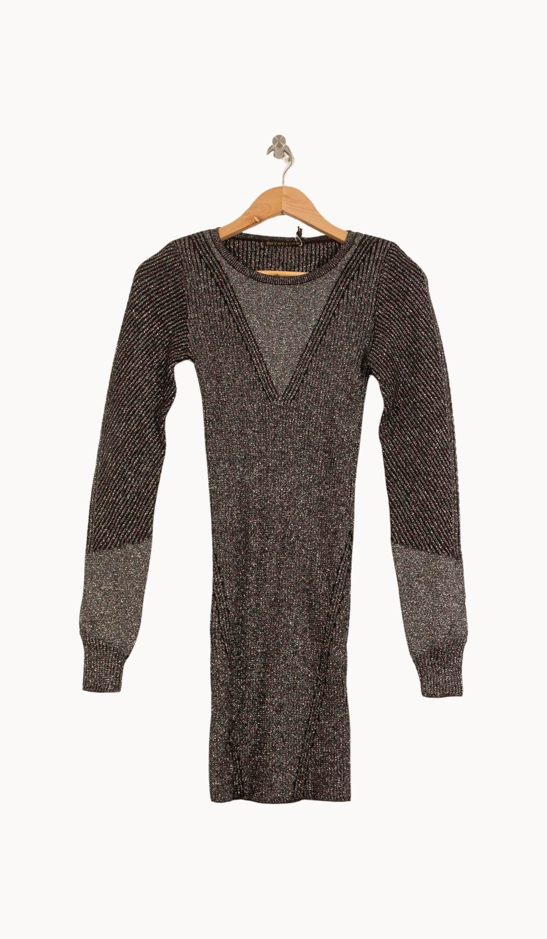 Robe Pull Grise - Taille S/36 de la marque Bérénice | PARAD63742 - Vendu par Paradigme - Image 2