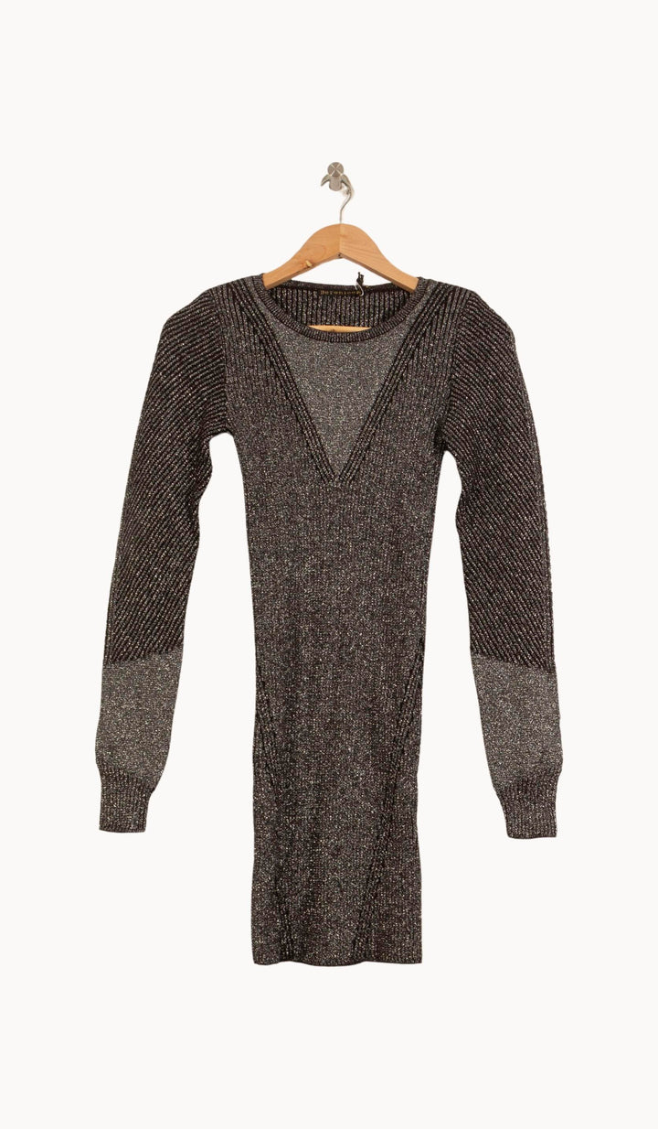 Robe Pull Grise - Taille S/36 de la marque Bérénice | PARAD63742 - Vendu par Paradigme - Image 2