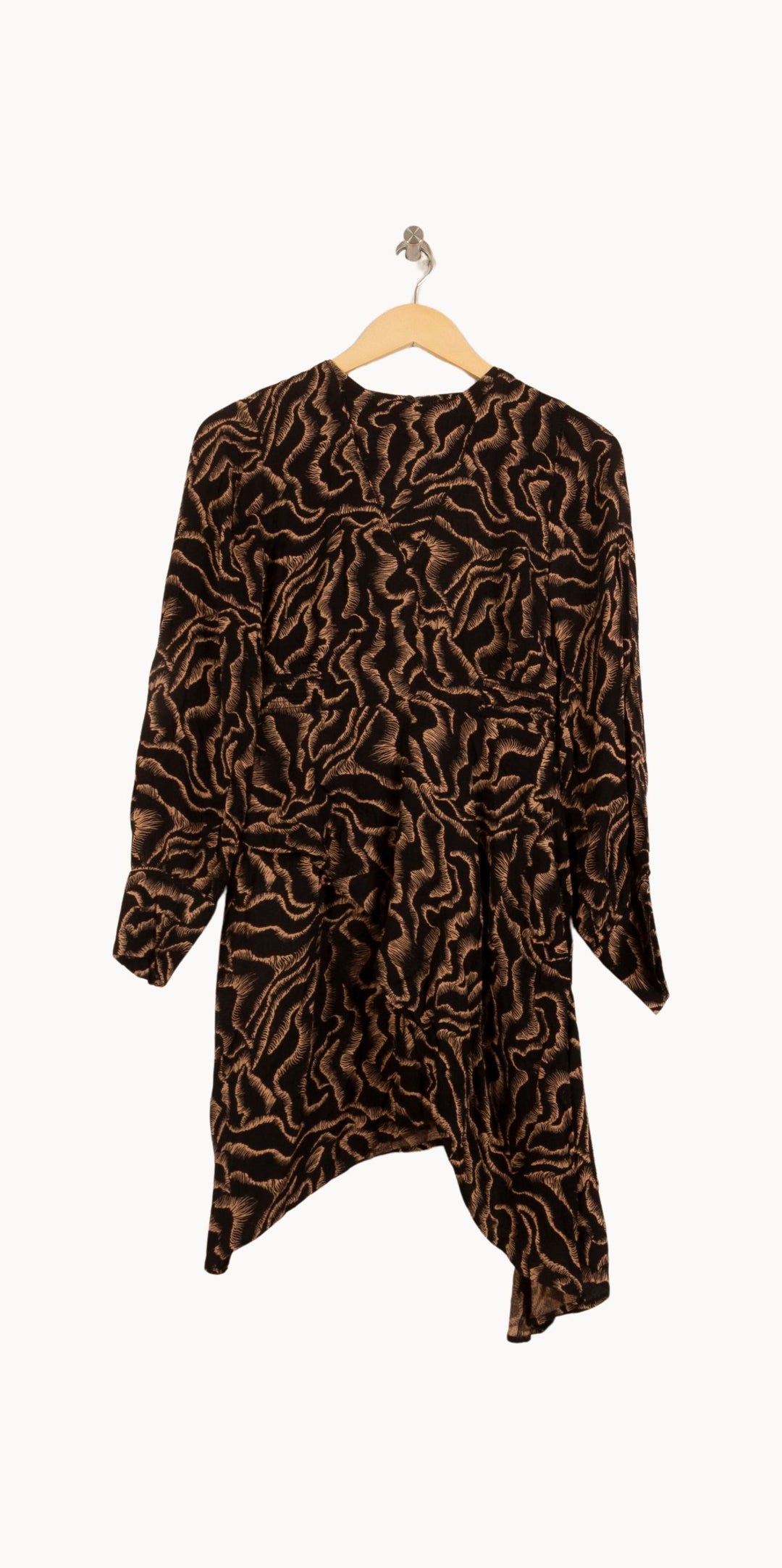 Robe Courte Marron et Noire - Taille S/36 de la marque Bérénice | PARAD63748 - Vendu par Paradigme - Image 2