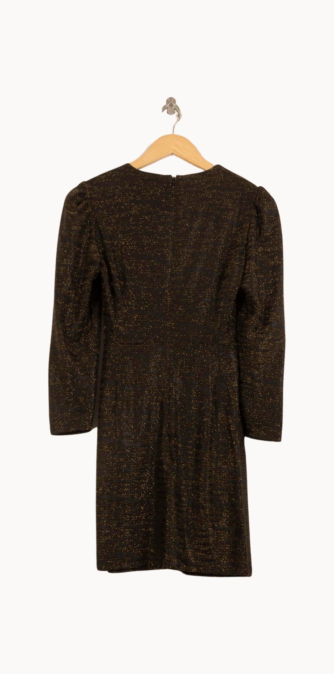 Robe Courte Noire et Dorée - Taille S/36 de la marque Bérénice | PARAD63749 - Vendu par Paradigme - Image 4