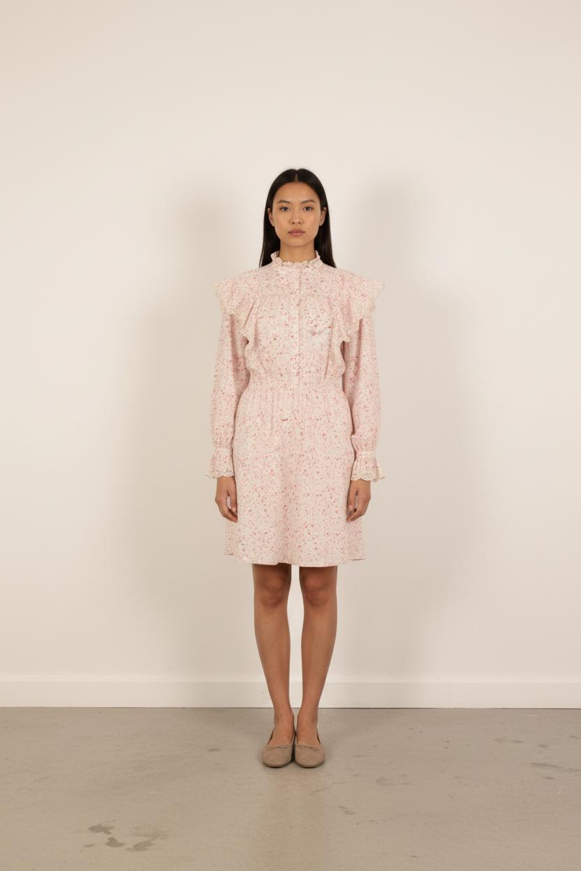 Robe Fleurie Rose - Taille M/38