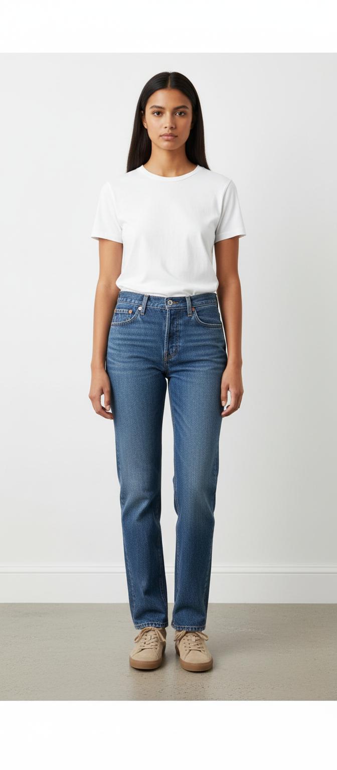 Jean Droit Bleu - Taille S/36
