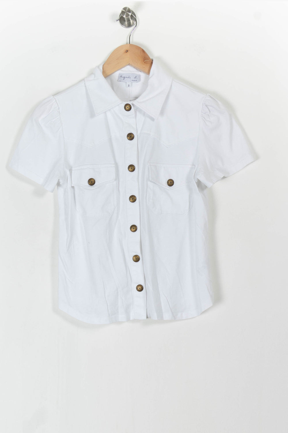 Chemise Blanche - Taille M/38 de la marque Sézane | PARAD63764 - Vendu par Paradigme - Image 2