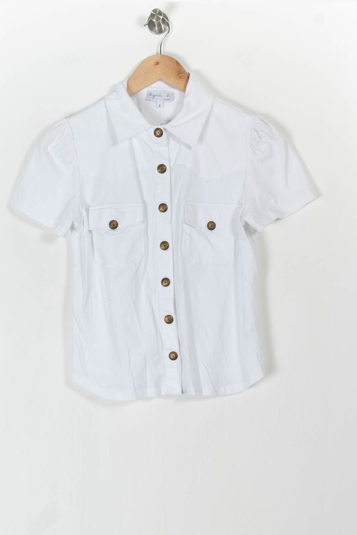 Chemise Blanche - Taille M/38 de la marque Sézane | PARAD63764 - Vendu par Paradigme - Image 2