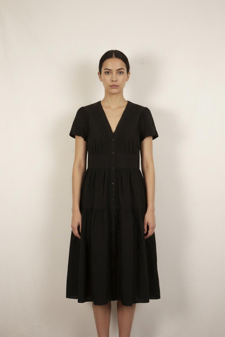 Robe Chemise Noire - Taille XS/34