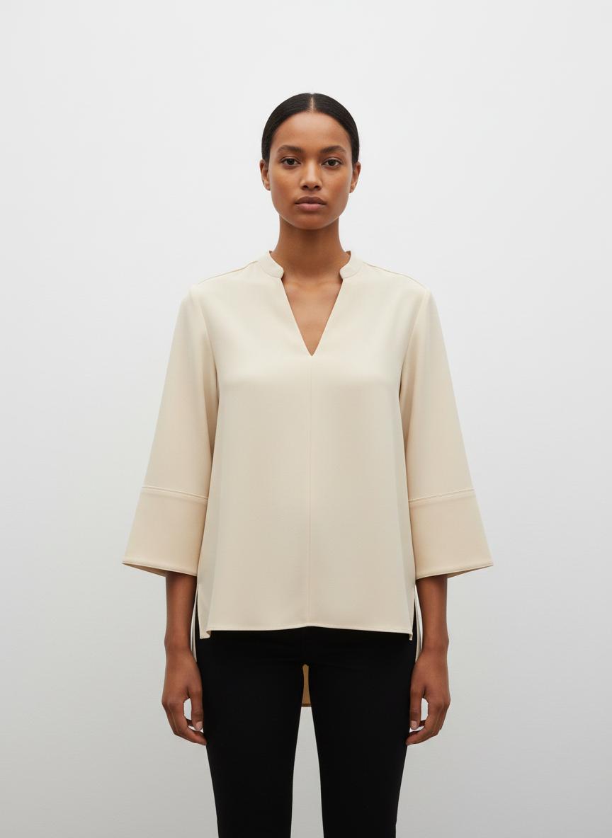 Blouse Beige - Taille XS/34