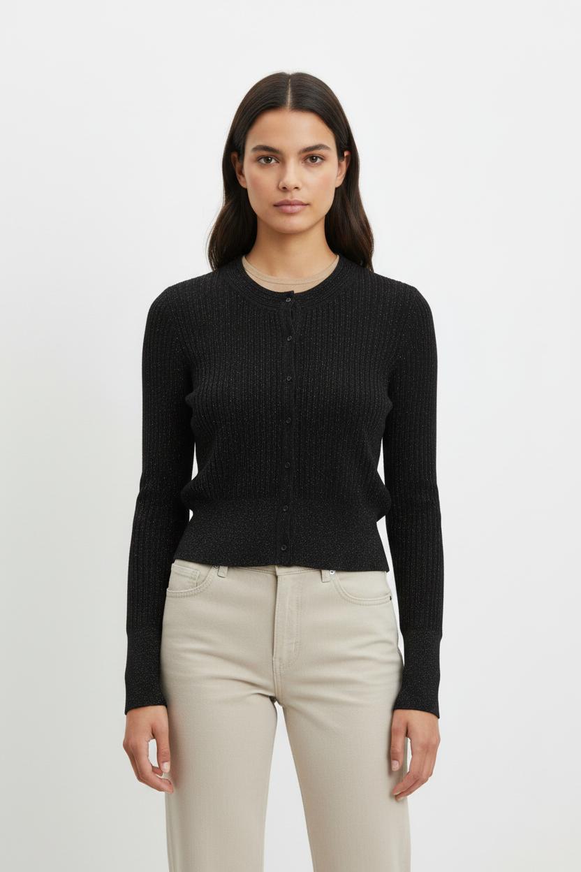 Cardigan Noir - Taille XS/34