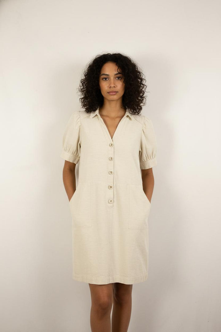 Robe Chemise Beige - Taille L/40