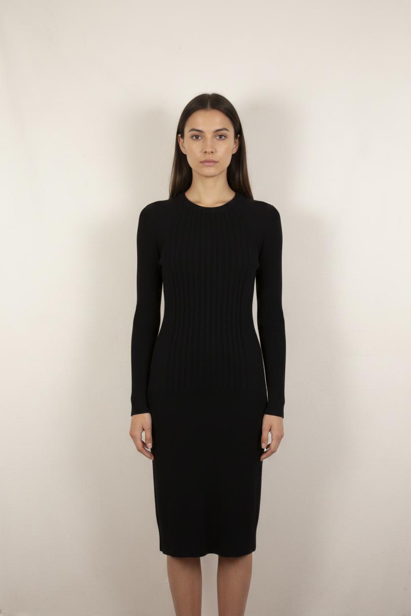 Robe Pull Noire - Taille S/36