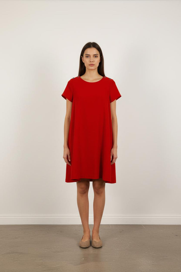 Robe Trapèze Rouge - Taille L/40