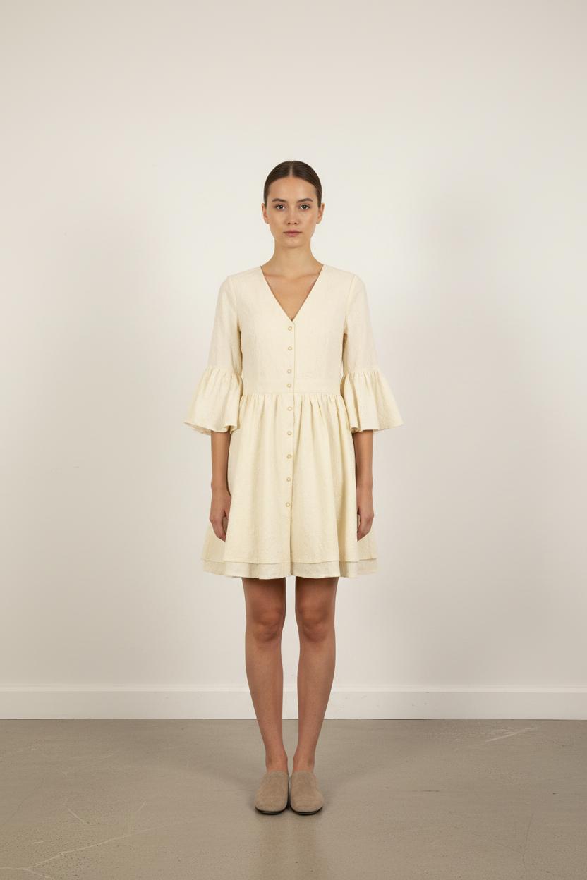 Robe Écrue - Taille M/38