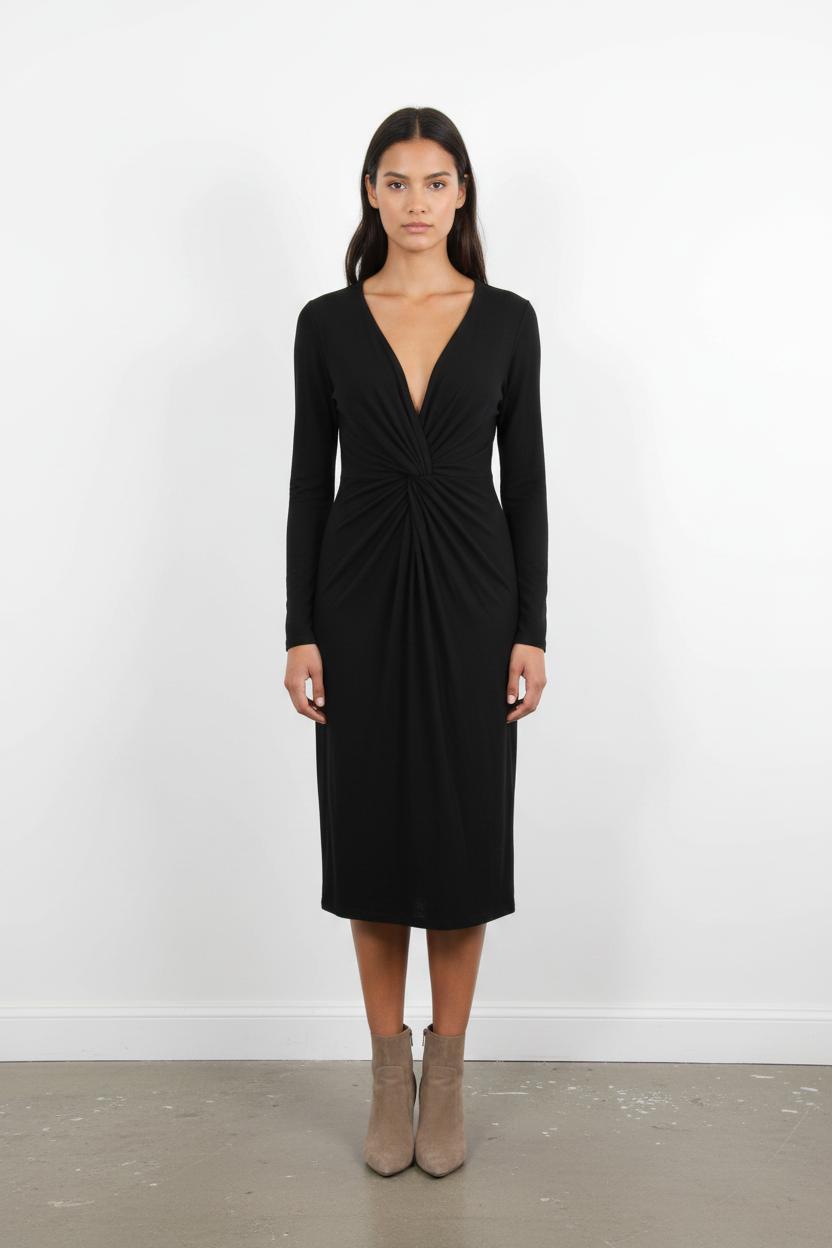 Robe Midi Noire - Taille S/36