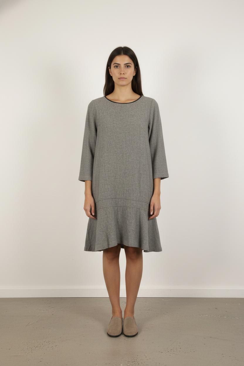Robe Midi Grise - Taille S/36