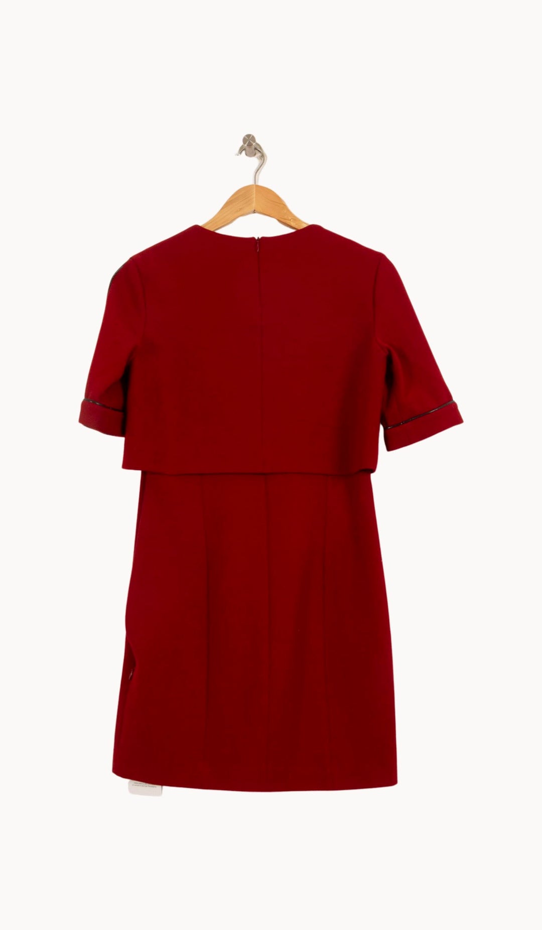 Robe Midi Rouge - Taille M/38 de la marque The Kooples | PARAD63817 - Vendu par Paradigme - Image 4