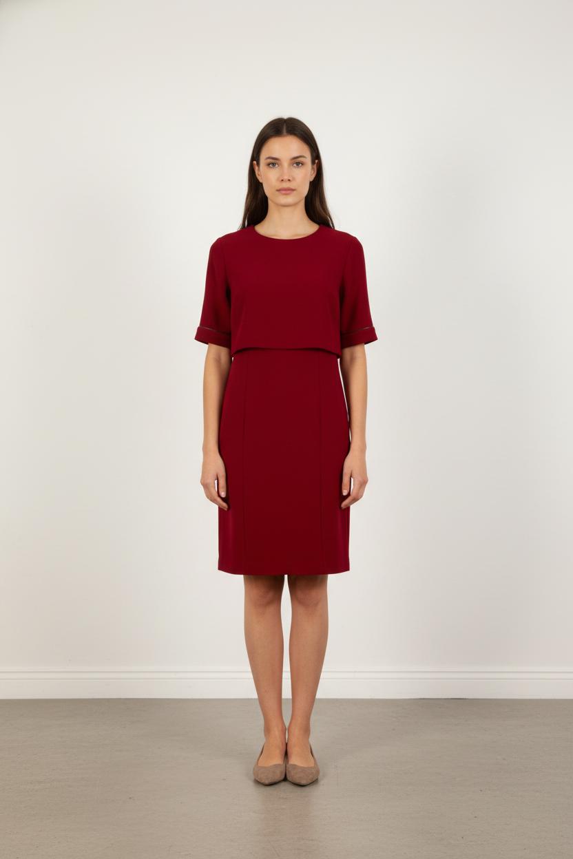 Robe Midi Rouge - Taille M/38
