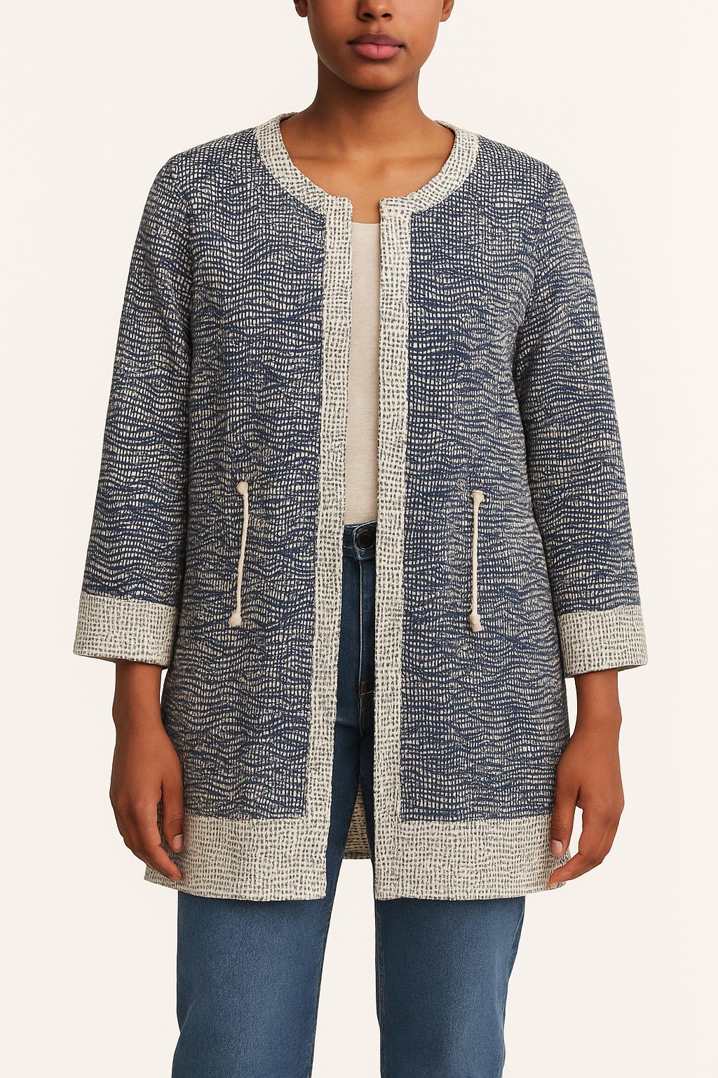Manteau Bleu et Blanc - Taille M/38 de la marque ba&sh | PARAD63818 - Vendu par Paradigme - Image 1