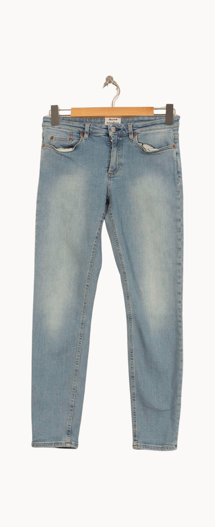 Jean Slim Bleu - Taille M/38 de la marque Acne Studios | PARAD63820 - Vendu par Paradigme - Image 2