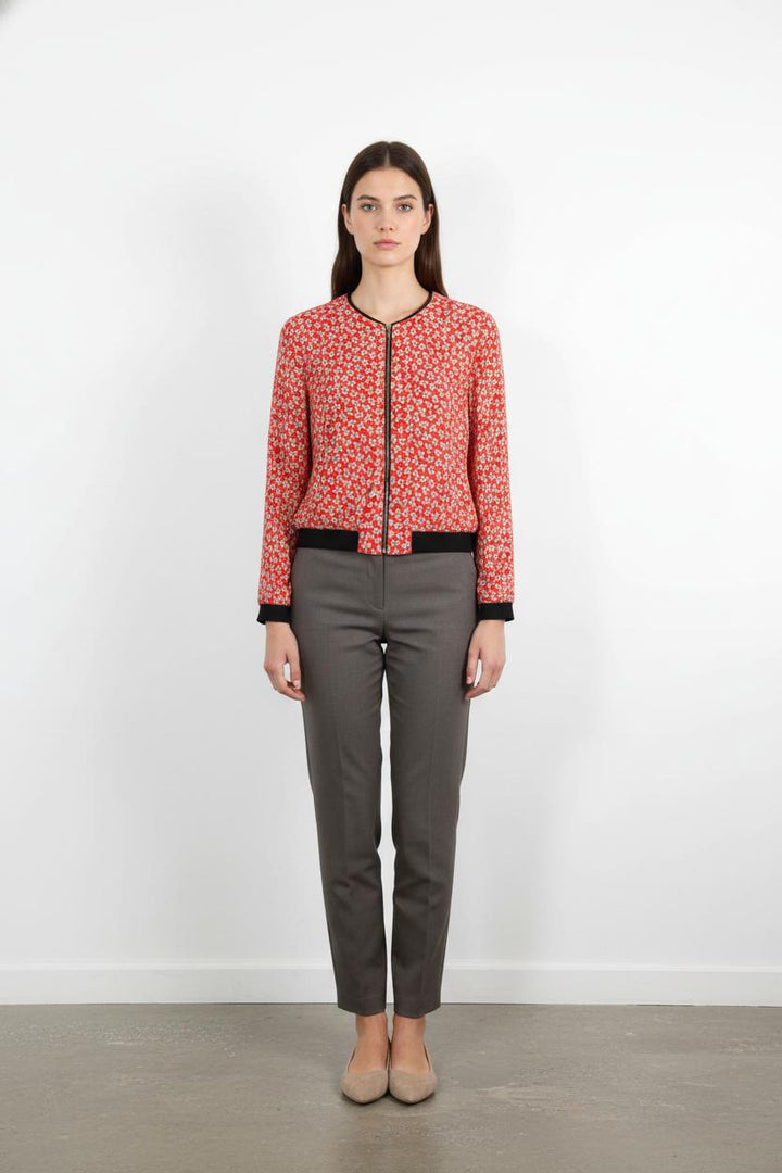 Blouson Rouge et Noir - Taille M/38