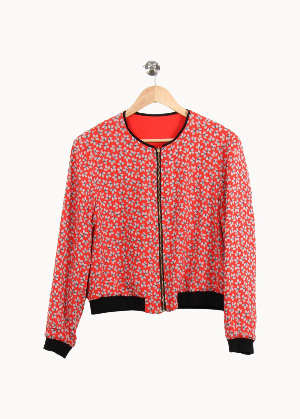Blouson Rouge et Noir - Taille M/38 de la marque I.Code | PARAD63855 - Vendu par Paradigme - Image 2