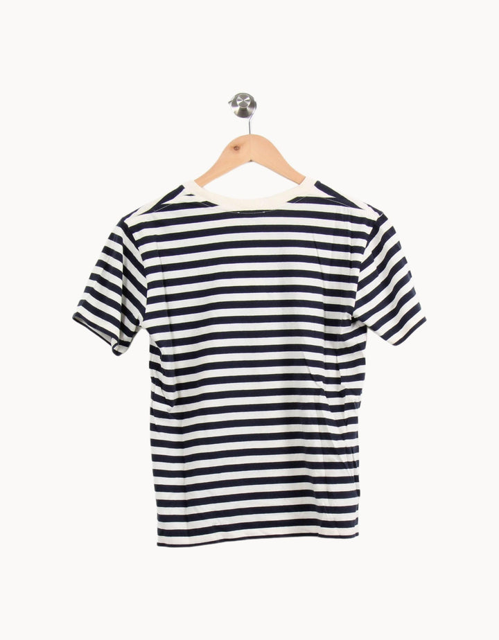 Tee-shirt Rayé Bleu Marine et Blanc - Taille S/36 de la marque Paul & Joe Sister | PARAD63859 - Vendu par Paradigme - Image 4