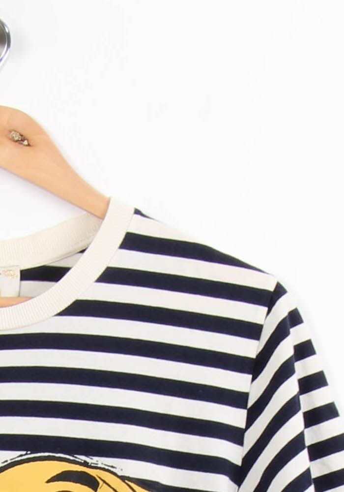 Tee-shirt Rayé Bleu Marine et Blanc - Taille S/36 de la marque Paul & Joe Sister | PARAD63859 - Vendu par Paradigme - Image 3