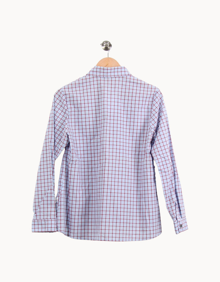 Chemise À Carreaux Bleue et Rouge - Taille M/38 de la marque Paul & Joe Sister | PARAD63860 - Vendu par Paradigme - Image 4