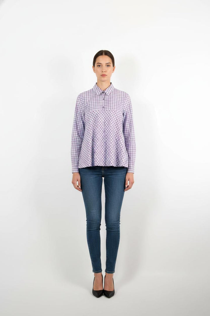 Chemise À Carreaux Bleue et Rouge - Taille M/38