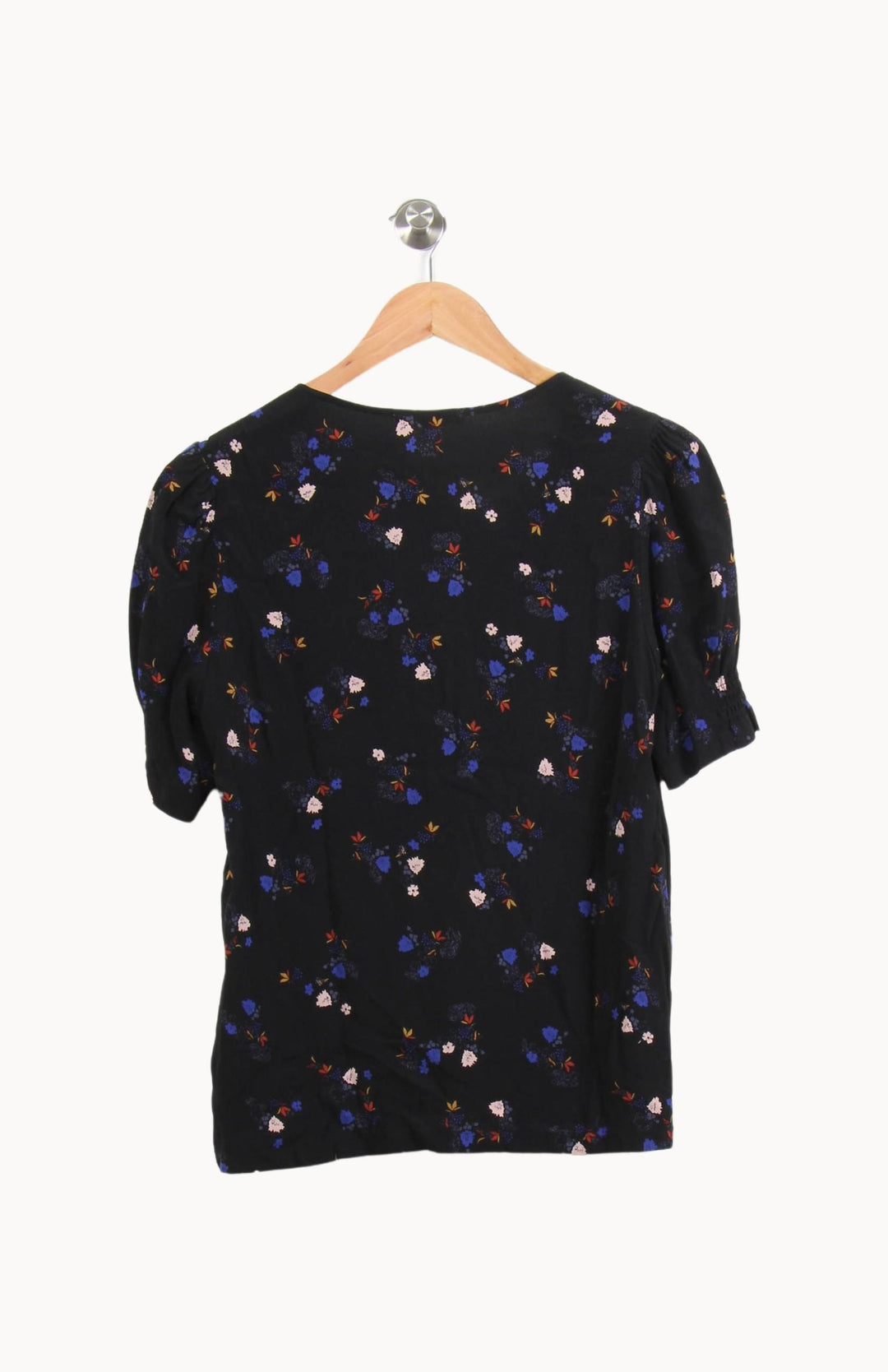 Blouse Noire et Fleurie - Taille L/40 de la marque Sessùn | PARAD63863 - Vendu par Paradigme - Image 4