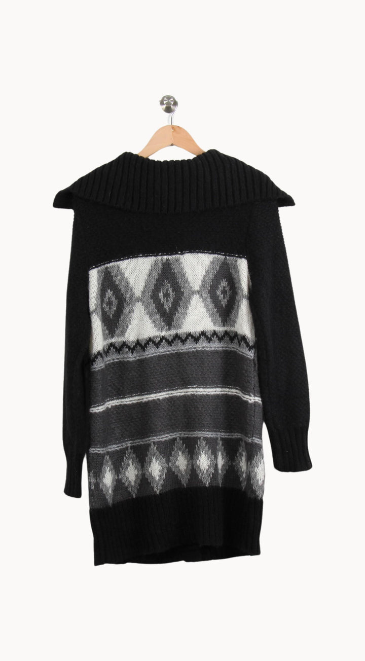 Cardigan Noir et Gris - Taille M/38 de la marque Derhy | PARAD63865 - Vendu par Paradigme - Image 4