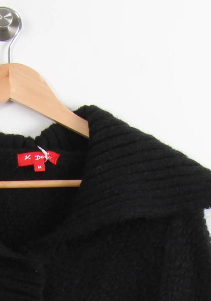 Cardigan Noir et Gris - Taille M/38 de la marque Derhy | PARAD63865 - Vendu par Paradigme - Image 3