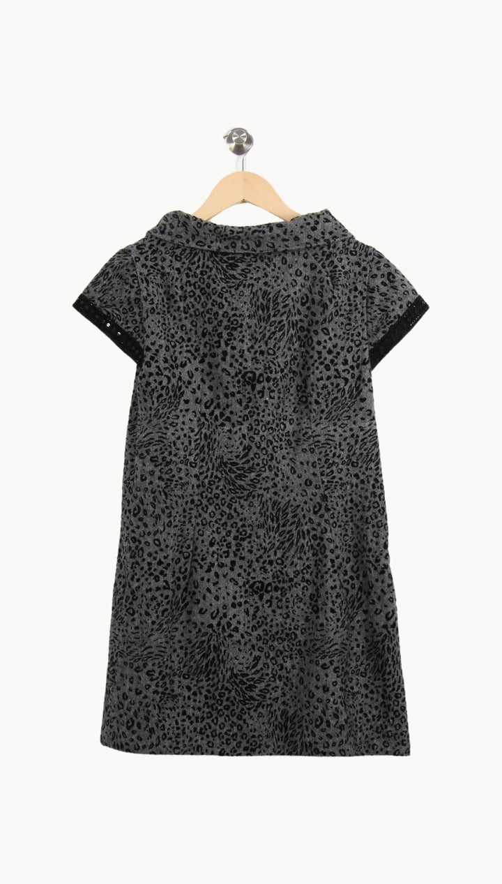 Robe Droite Grise et Noire - Taille S/36 de la marque Derhy | PARAD63866 - Vendu par Paradigme - Image 4