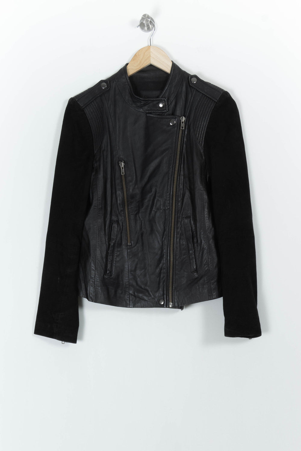Veste Motard Noire - Taille XL/42 de la marque Caroll | PARAD63872 - Vendu par Paradigme - Image 2