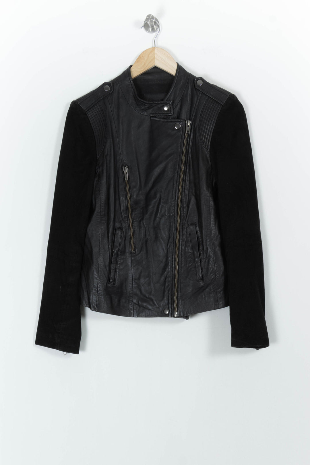 Veste Motard Noire - Taille XL/42 de la marque Caroll | PARAD63872 - Vendu par Paradigme - Image 2