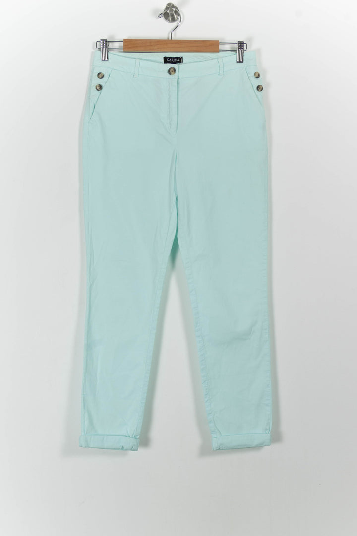 Pantalon Bleu Clair - Taille M/38 de la marque Caroll | PARAD63878 - Vendu par Paradigme - Image 2