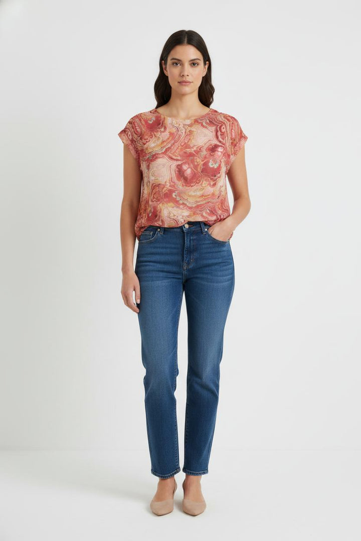 Blouse Rouge et Rose - Taille M/38