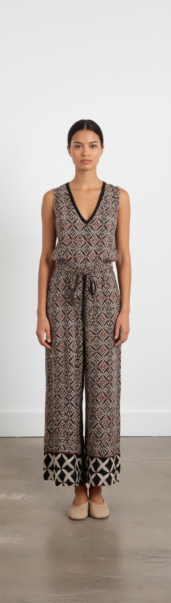 Combinaison Marron et Noir - Taille M/38