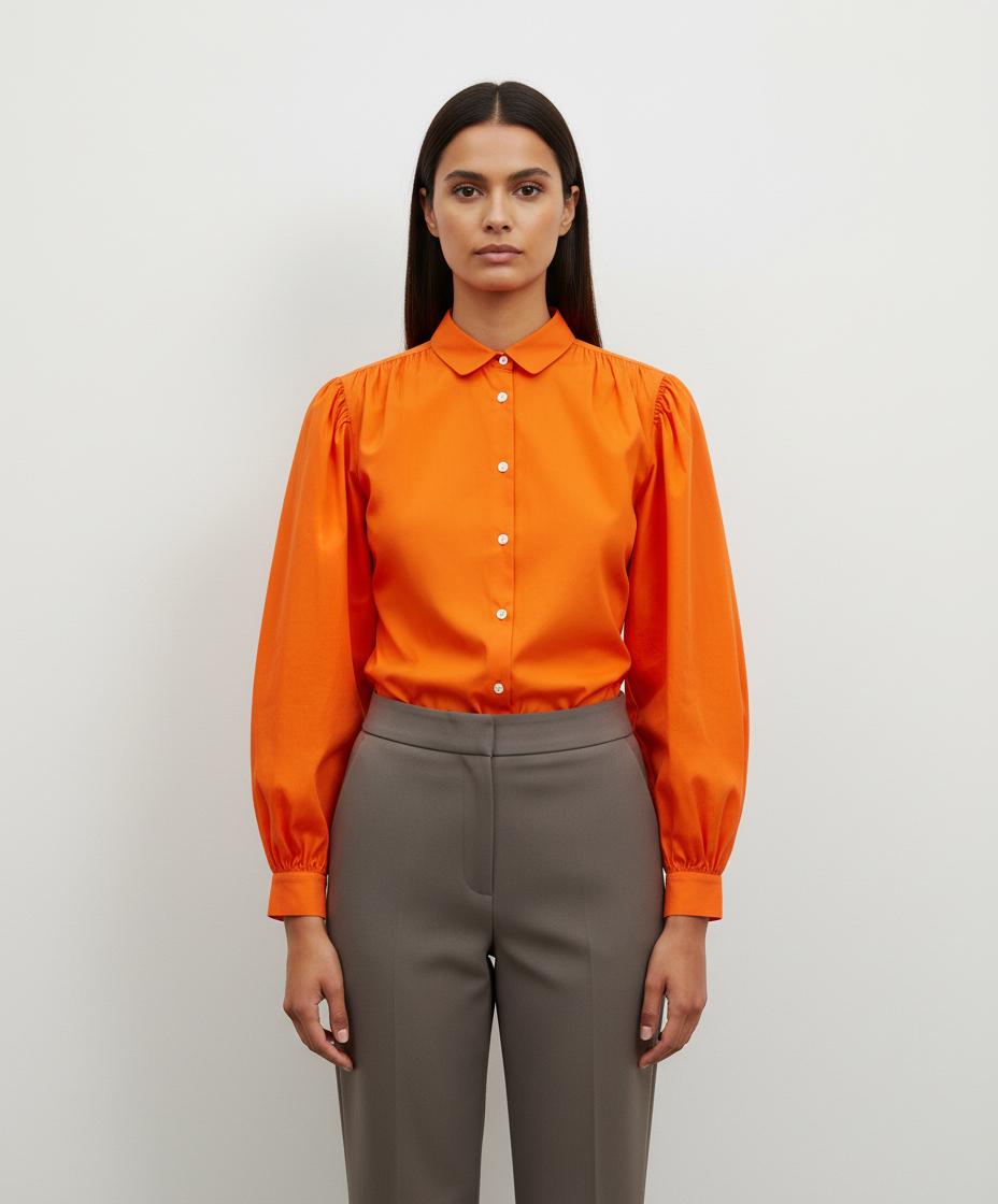 Chemise Orange - Taille XS/34