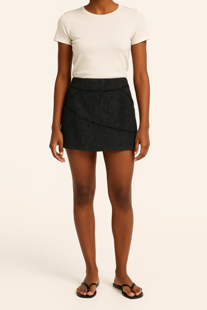 Jupe Courte Noire - Taille S/36 de la marque Grace & Mila | PARAD63948 - Vendu par Paradigme - Image 1