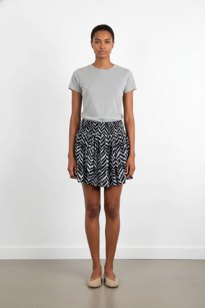 Jupe Courte Noire et Blanche - Taille M/38