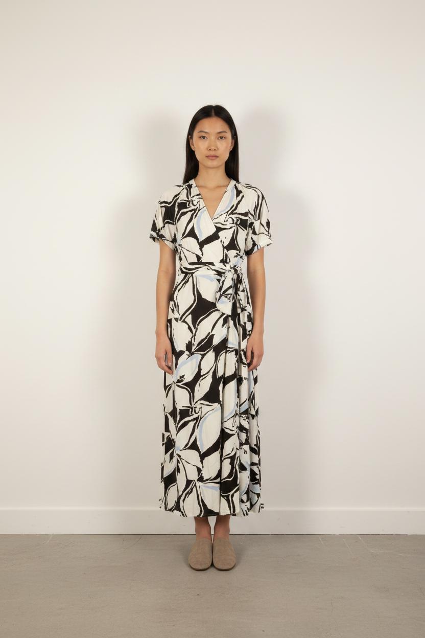 Robe Longue Noire et Blanche - Taille S/36