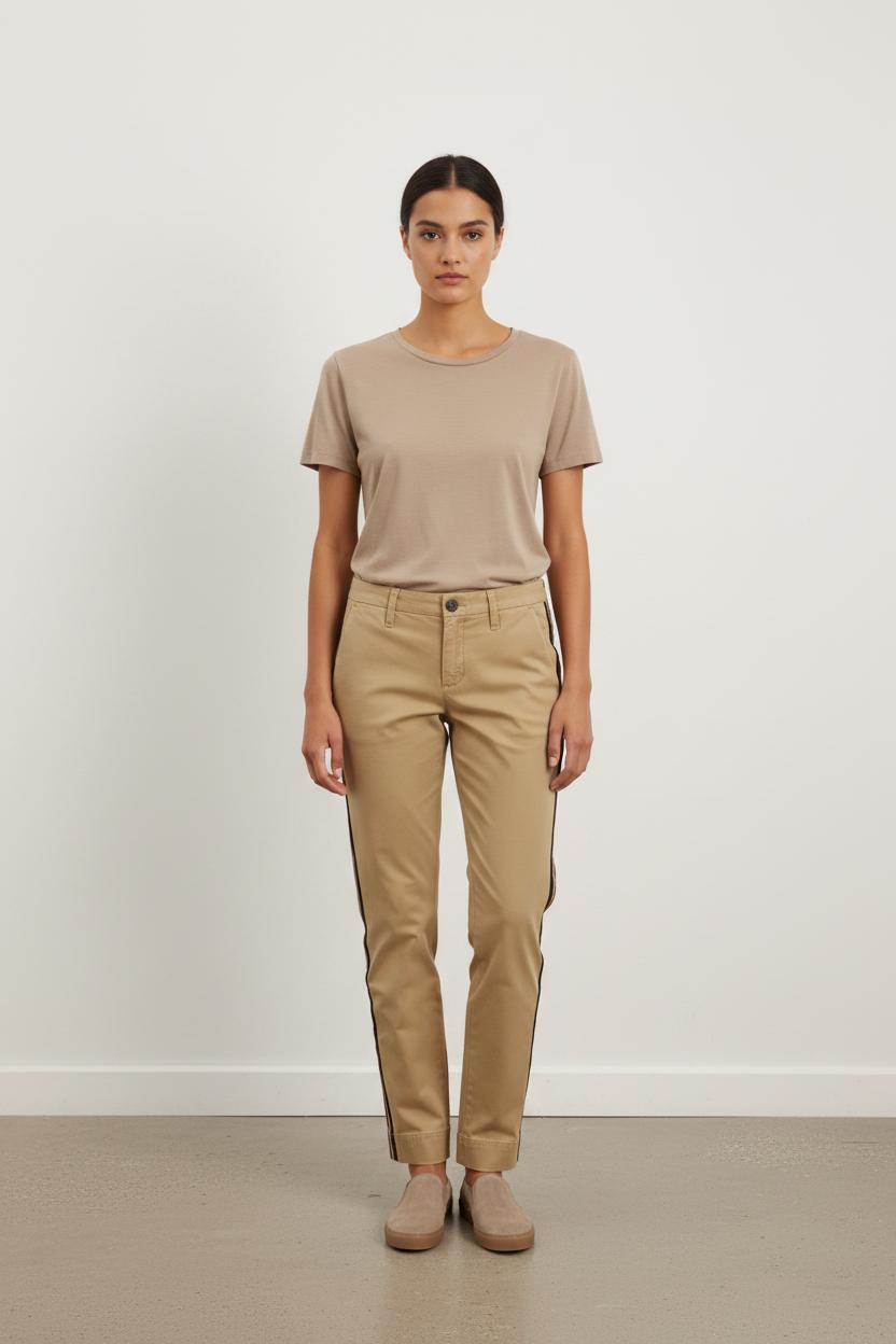 Pantalon Beige et Noir - Taille S/36