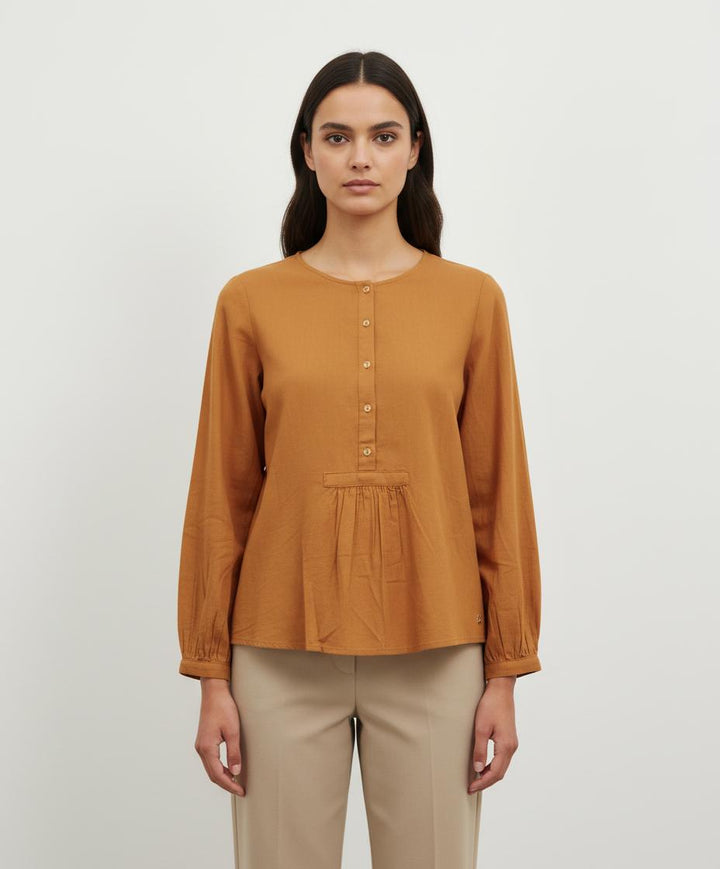 Blouse Orange - Taille S/36