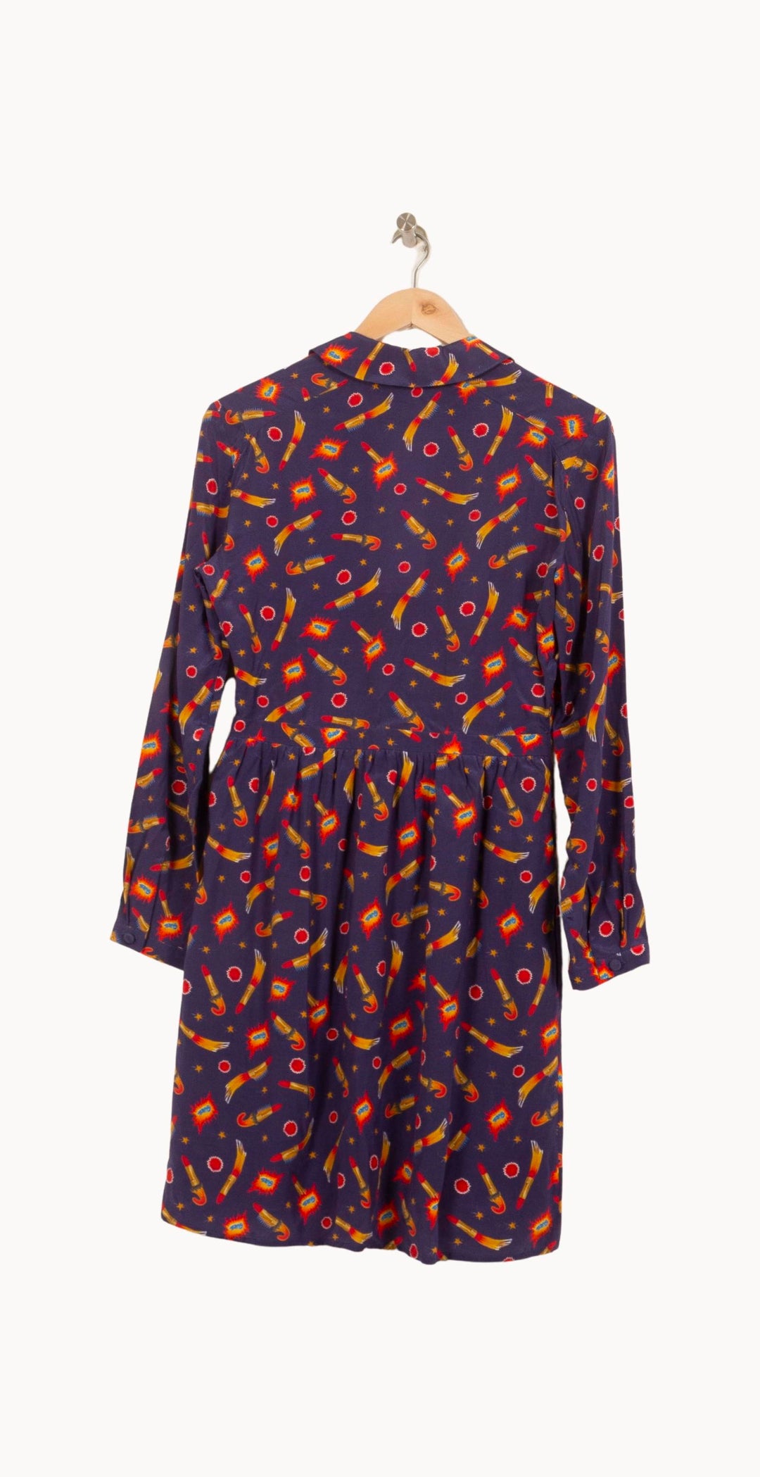 Robe Courte Bleue et Rouge - Taille S/36 de la marque Bérénice | PARAD64022 - Vendu par Paradigme - Image 4