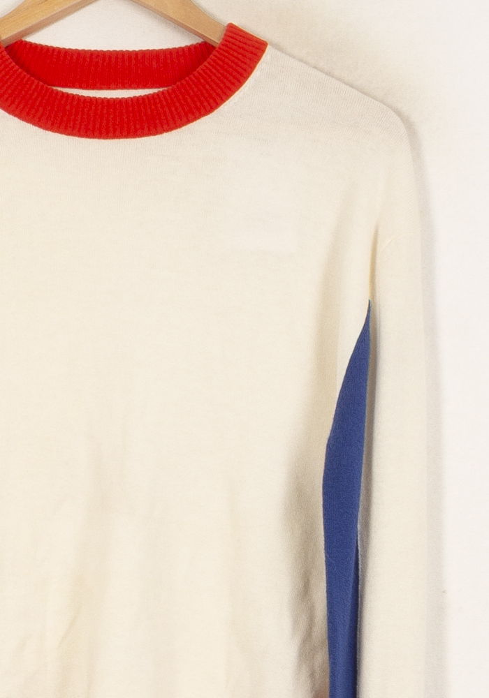 Pull Blanc Rouge Bleu et Jaune - Taille S/36 de la marque Bérénice | PARAD64026 - Vendu par Paradigme - Image 3