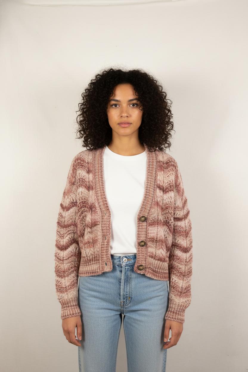 Cardigan Rose - Taille S/36
