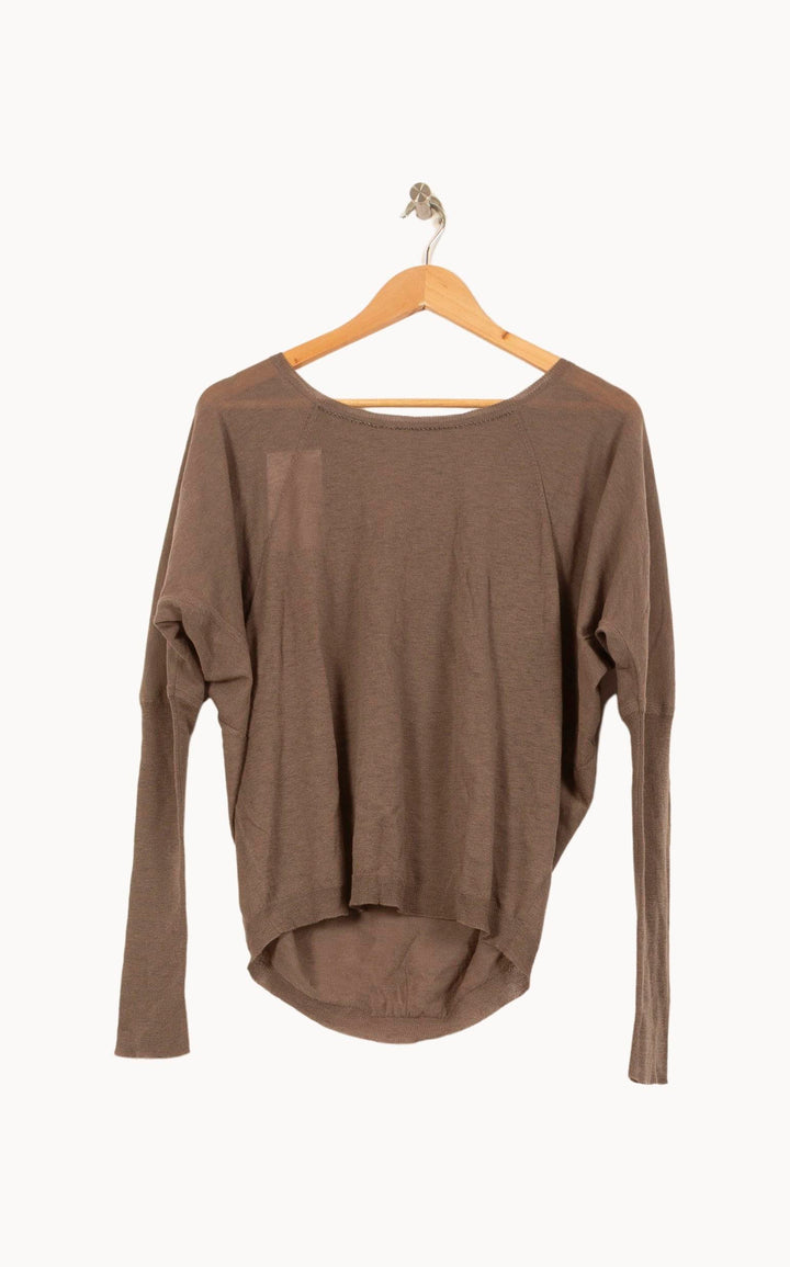 Pull Marron - Taille S/36 de la marque Bérénice | PARAD64032 - Vendu par Paradigme - Image 2