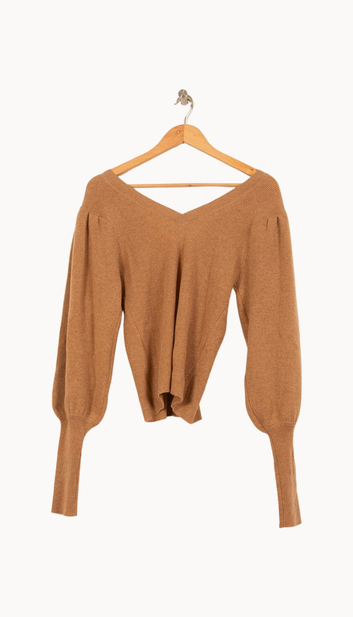 Pull Marron - Taille S/36 de la marque Bérénice | PARAD64033 - Vendu par Paradigme - Image 4