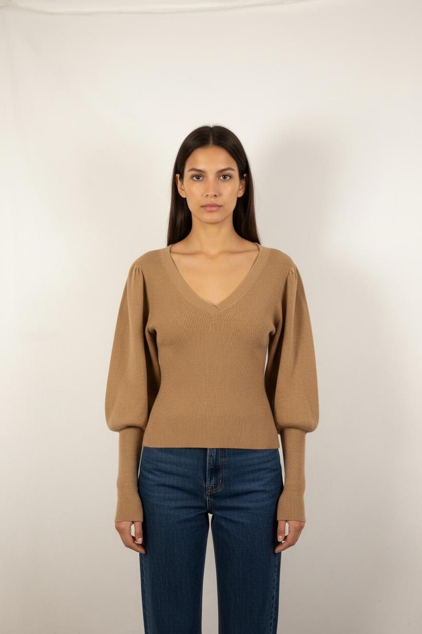 Pull Marron - Taille S/36