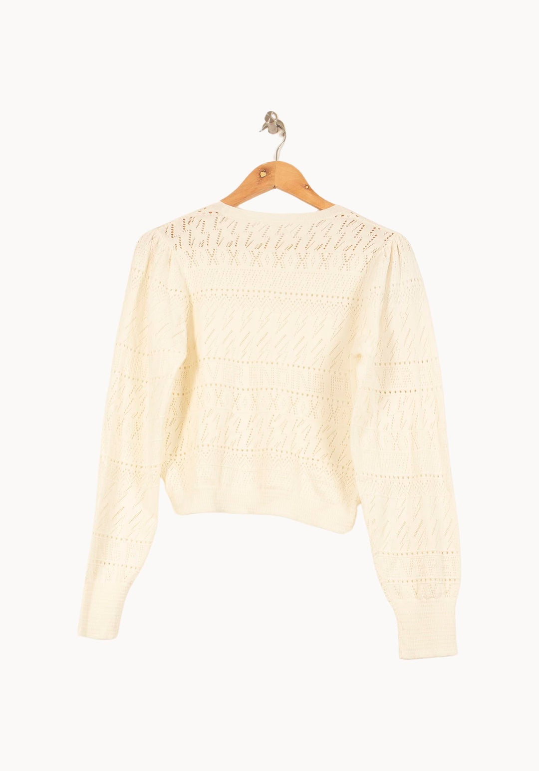 Pull Blanc - Taille S/36 de la marque Bérénice | PARAD64035 - Vendu par Paradigme - Image 4