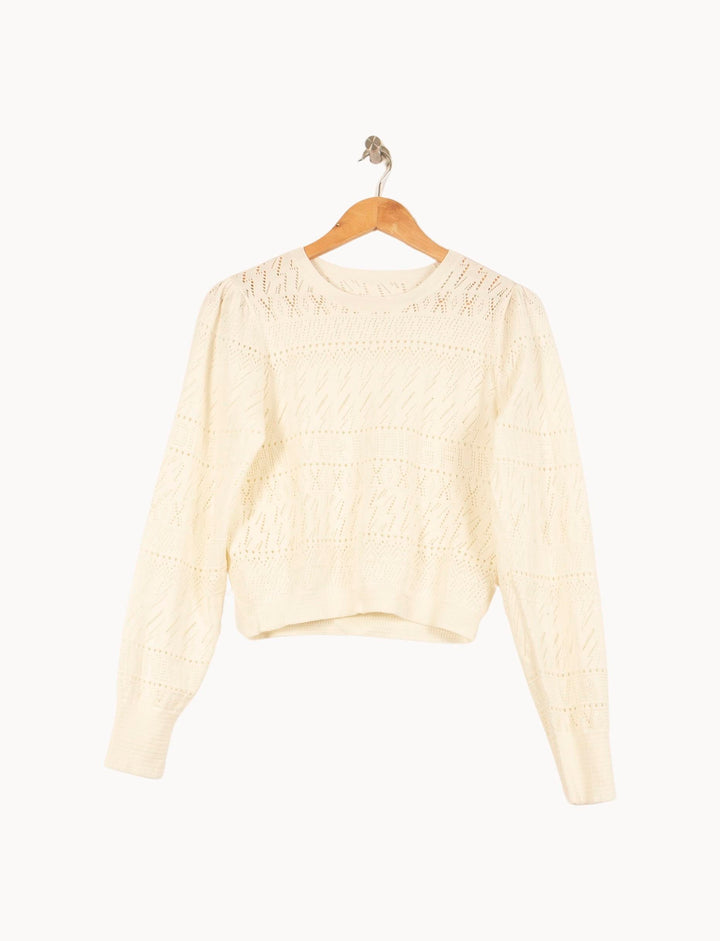 Pull Blanc - Taille S/36 de la marque Bérénice | PARAD64035 - Vendu par Paradigme - Image 2